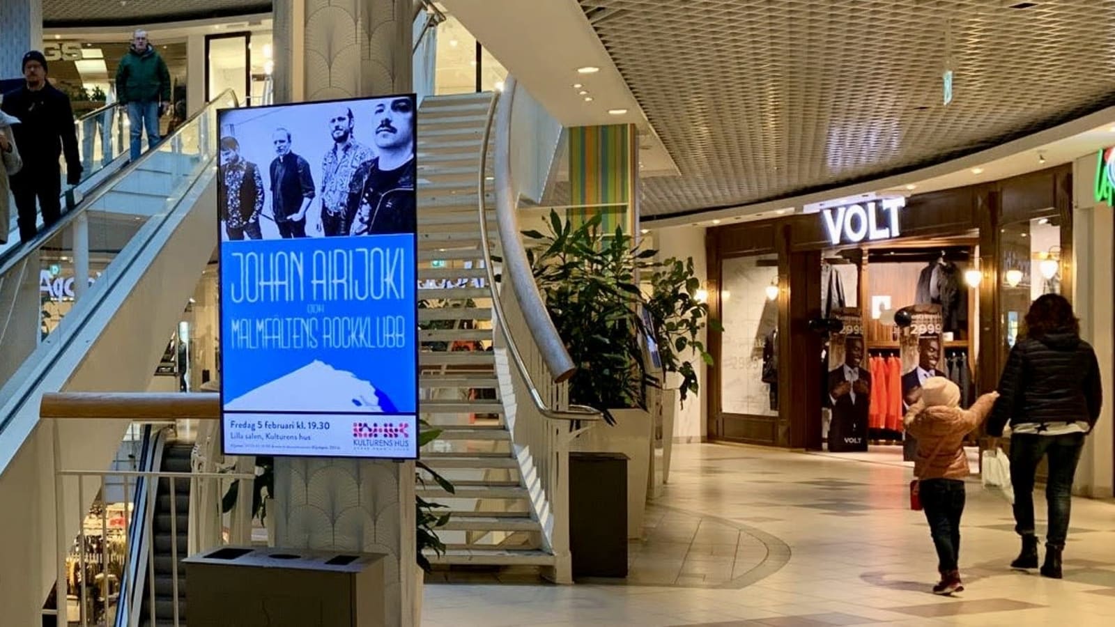 Luleå Smedjan Galleria inomhus